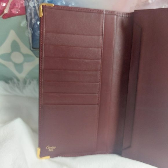 Authentic Vintage Cartier Long Bifold Wallet - Picture 6 of 15